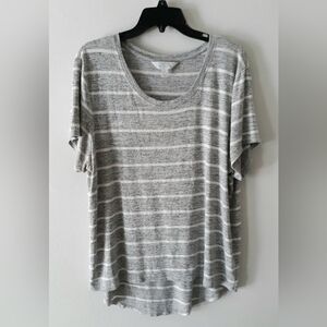 Market & Spruce Striped Knit Tee